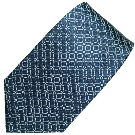 Silk Tie / Cloisonne (Shippo) / Nando (Indigo Gray)