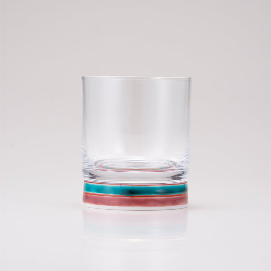 Rock Glass / Red Spinning Top