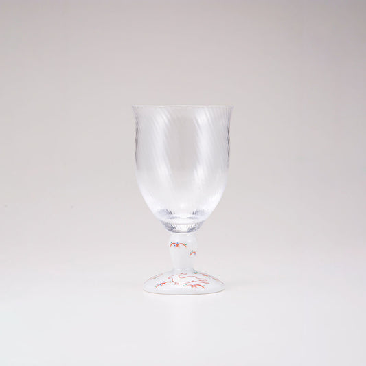Kutani japanisches Glas / Rotkaninchen / Diagonal
