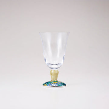Kutani Japanisches Glas / Clematis / Tulpe