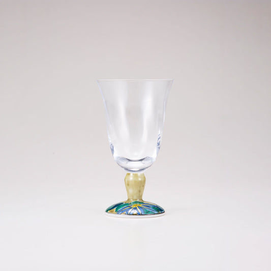 Kutani Japanisches Glas / Clematis / Tulpe