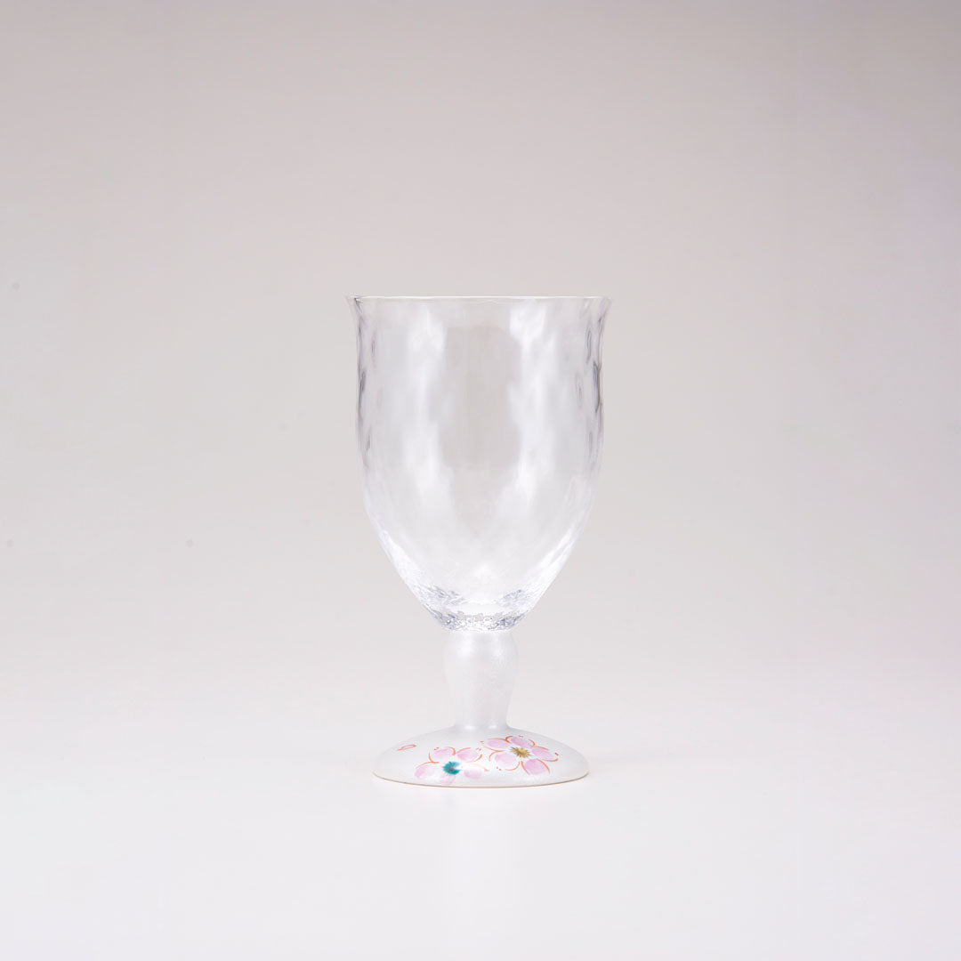 Glass / Silver Cherry Blossom / Plaid