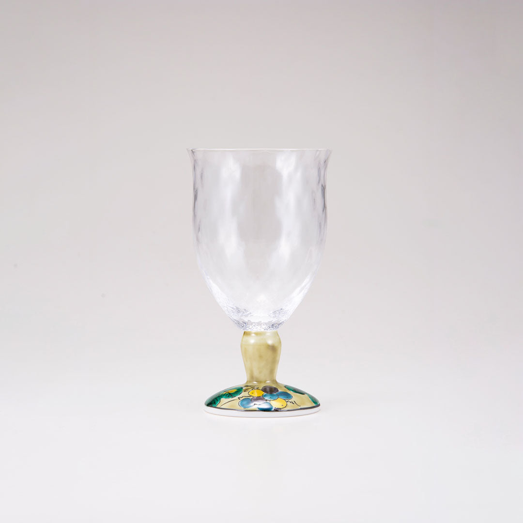Kutani Japones Glass / Grape / Plaid