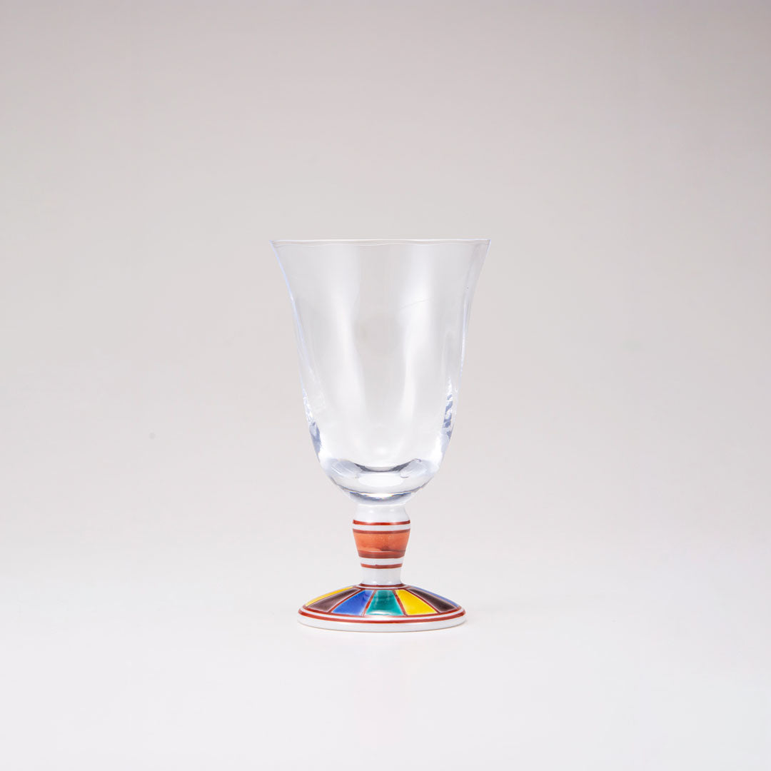 Kutani Japanese Glass / colorido Patrón 2 / Tulip