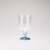 Kutani Japanese Glass / Blue Clematis / Plaid