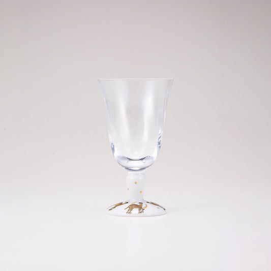 Kutani Japones Glass / Moonlight Camel / Tulip