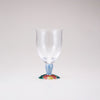 Kutani Japanese Glass / Blue Camellia Sasanqua / Diagonal