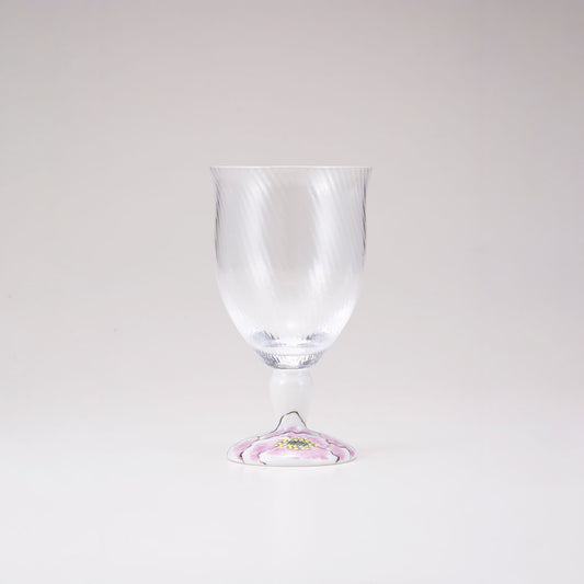 Kutani verre japonais / pivoine / diagonale