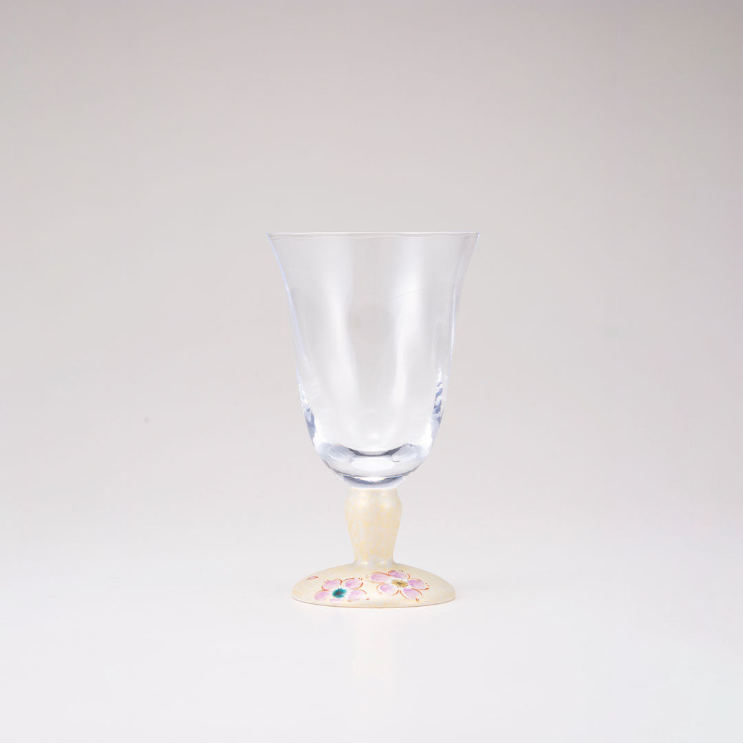 Kutani japonés / oro de cerezo / tulipan