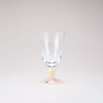Kutani Glass / Gold Cherry Blossom / Tulip