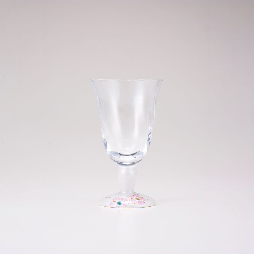 Glass / Silver Cherry Blossom / Tulip