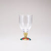Kutani Glass Glass / Camellia Sasanqua / Diagonal