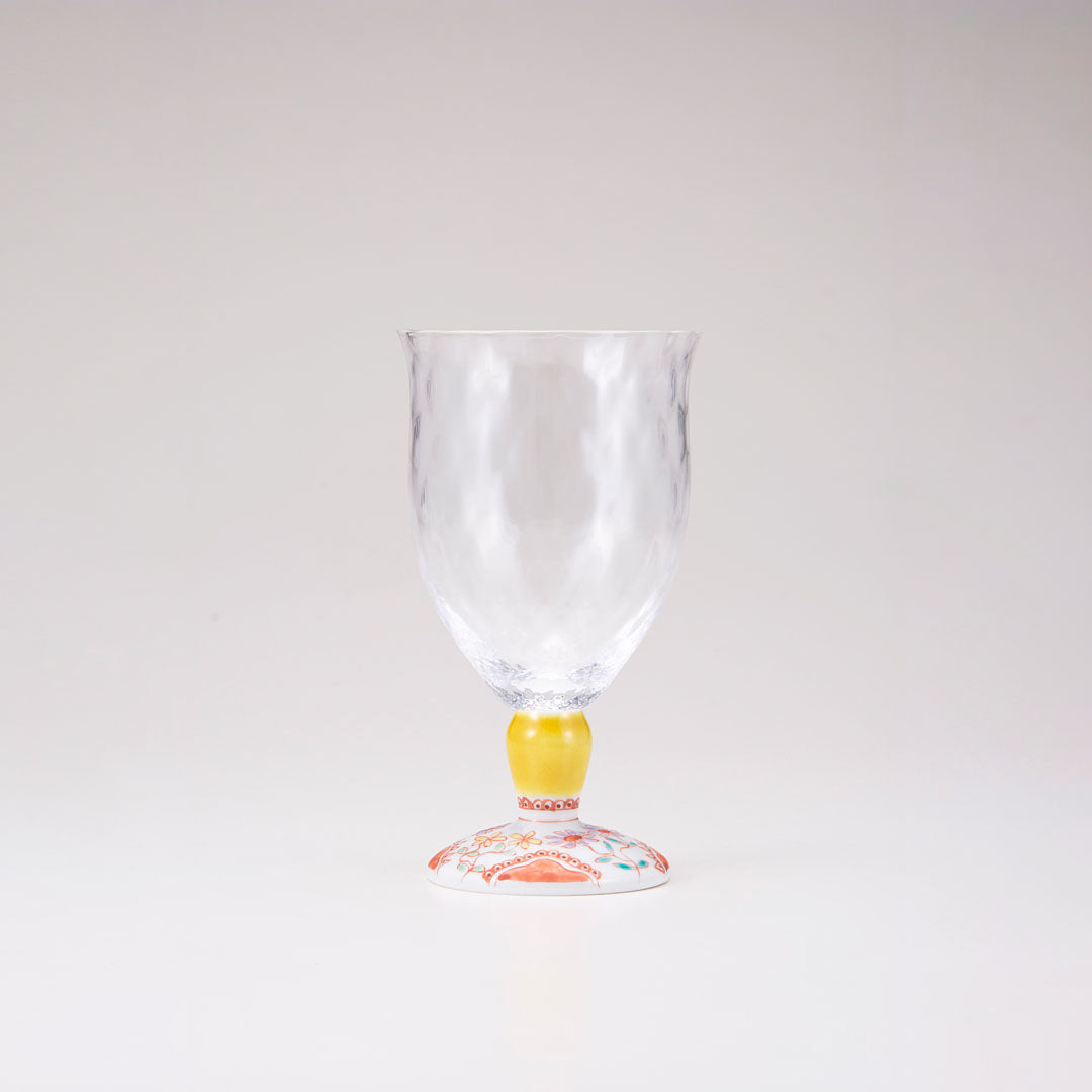 Kutani Japones Glass / Flower / Peleid