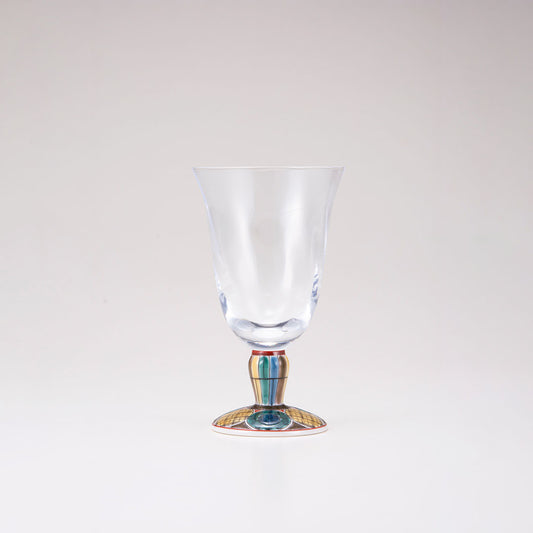 Kutani verre japonais / vieux motif 1 / tulip