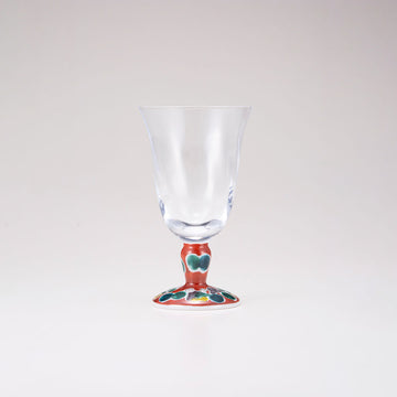 Kutani Japanese Glass / Mokubei / Tulip