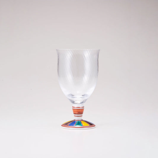 कुटानी जापानी ग्लास / रंगीन पैटर्न 2 / विकर्ण