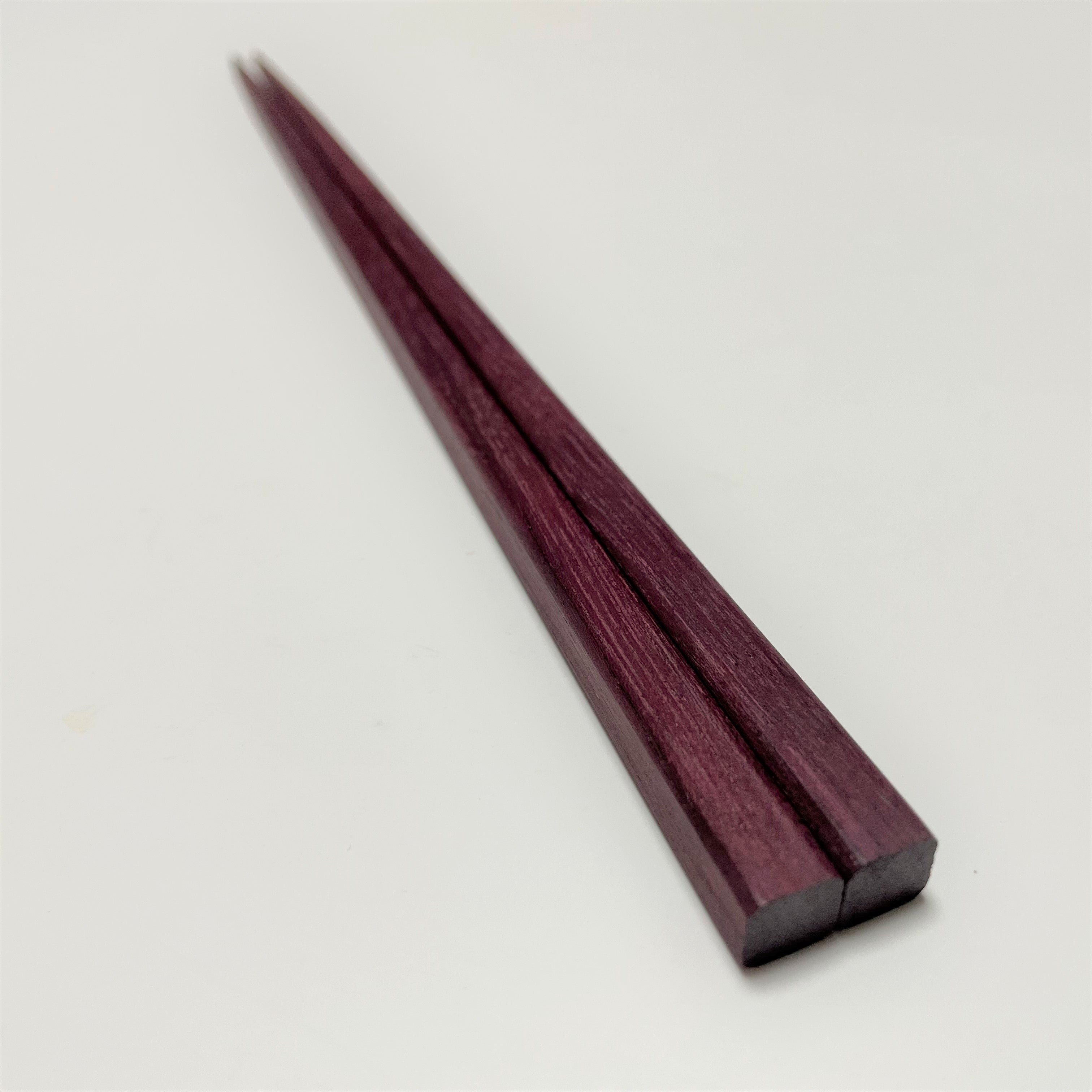 Purpleheart palillos / tetragon - 23 cm