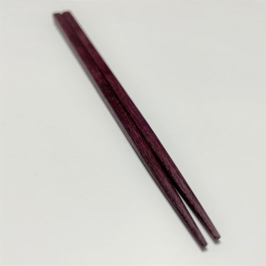 Purpleheart Chopsticks / Tetragon - 23cm