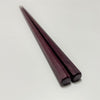 Purpleheart Chopsticks / heptagonal - 23 ซม.