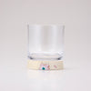 Kutani Japanese Rock Glass / Gold Cherry Blossom