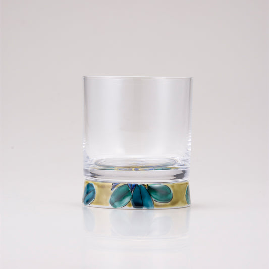 Kutani Japanische Gesteine ​​Glas / Clematis