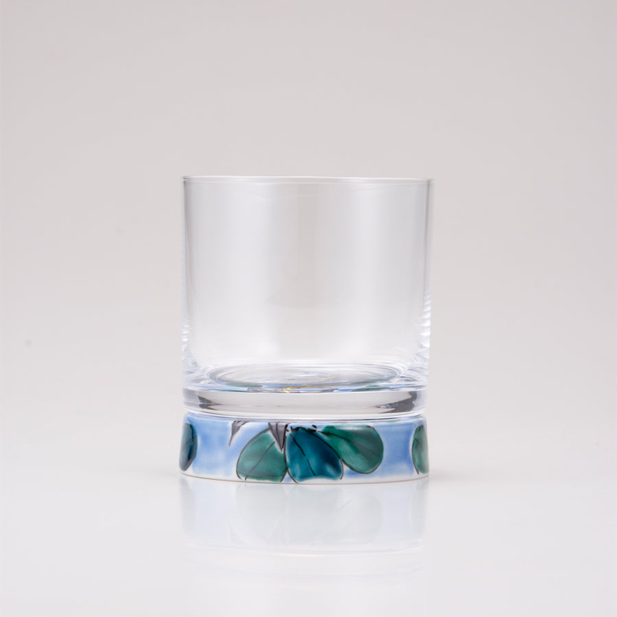 Rock Glass / Blue Clematis