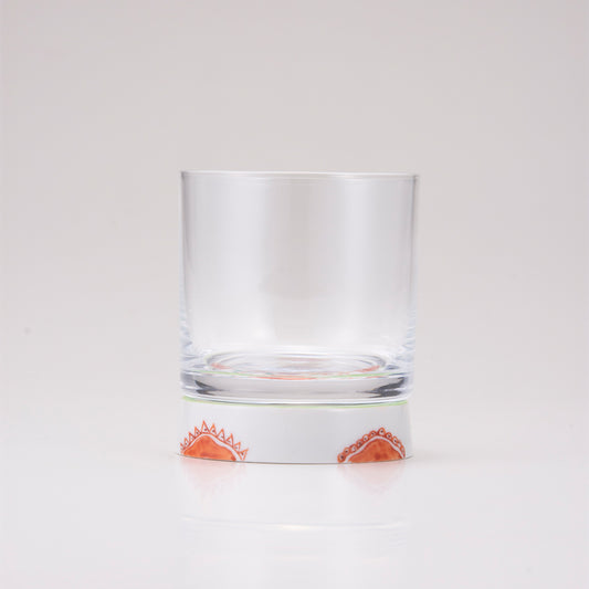 Kutani Japones Rock Glass / Flower