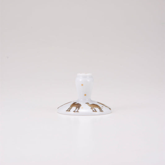 Kutani Japanese Glass / Camel with moonlight / Diagonal