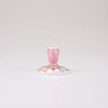 Kutani Japanese Glass / Flower Bud / Plaid