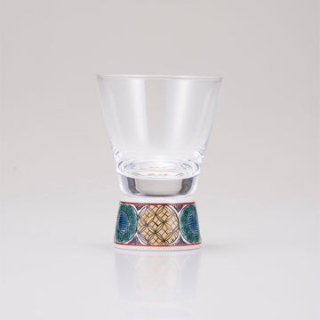 Kutani Japanese Shot Glass / Old Pattern 1