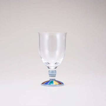 Kutani verre japonais / motif coloré 1 / ordinaire
