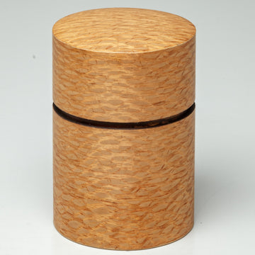 Wooden Tea Caddy / Silky Oak / Large