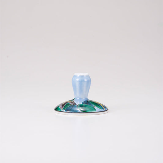 Kutani Japanisches Glas / Blau Clematis / Plaid