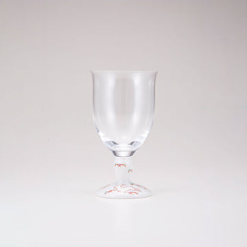 Kutani Glass Glass / Red Rabbit / Plain