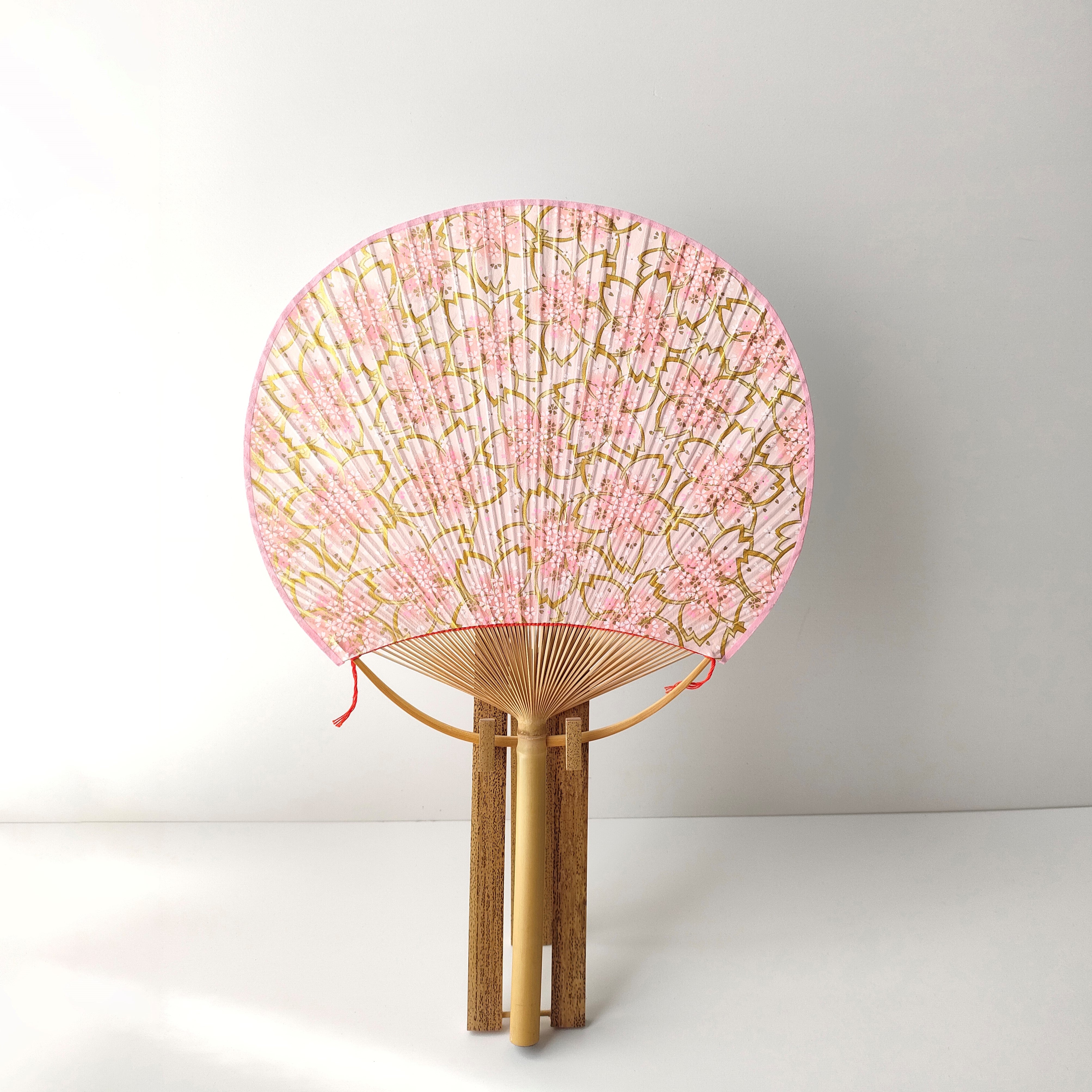 Fan / Cherry Blossom / Round / Large