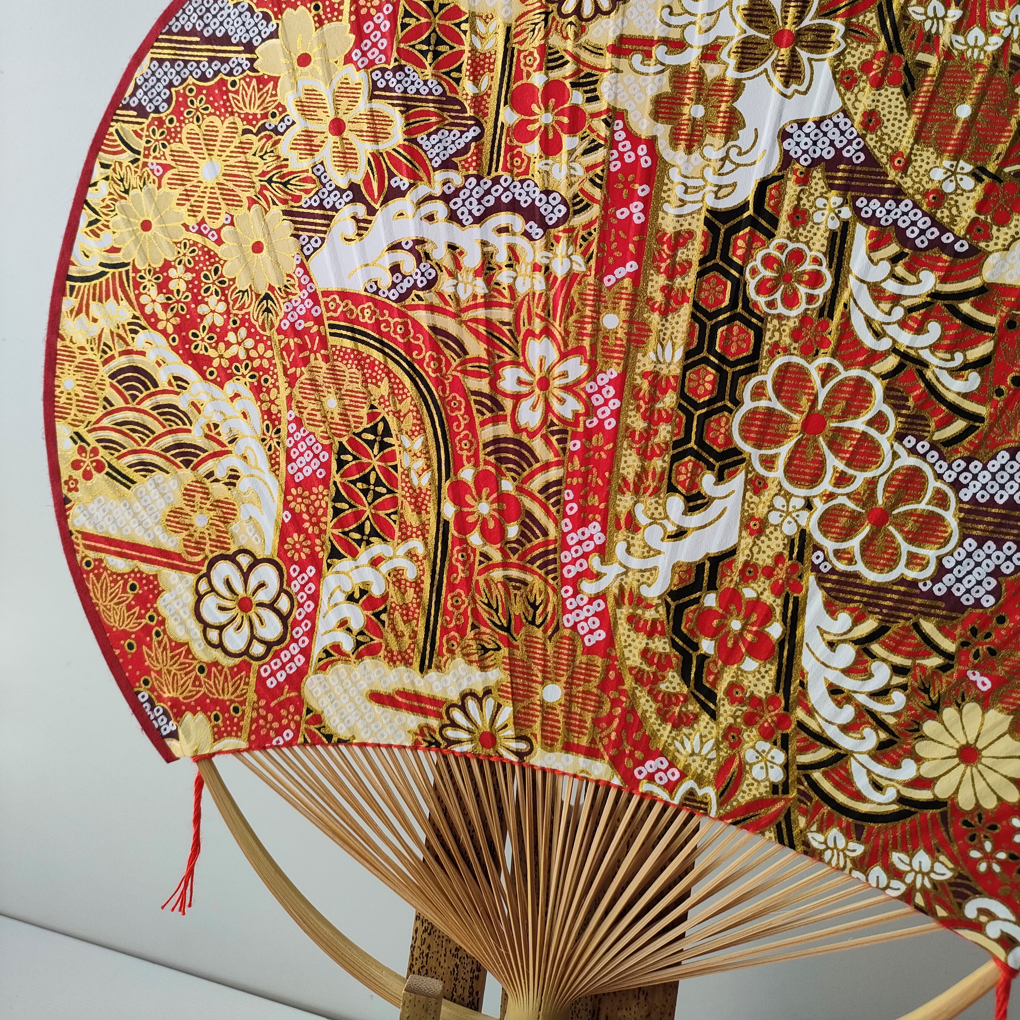 Fan / Safflower Wave / Round / Large