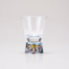 Kutani Japanese Shot Glass / Blue Clematis