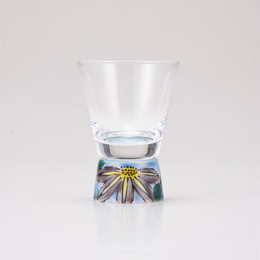 Shot Glass / Blue Clematis