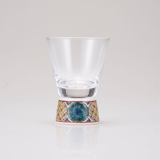 Kutani Japanese Shot Glass / Old Pattern 1