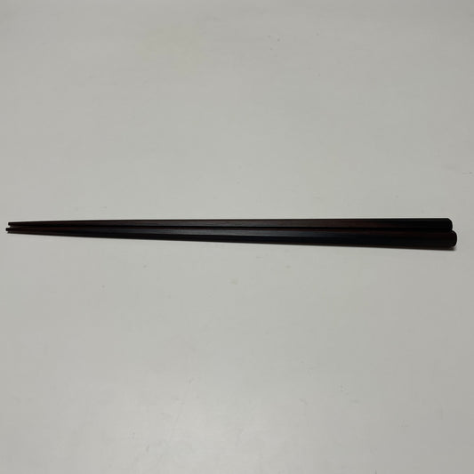 Palillos de ébano a rayas / heptágono - 23 cm