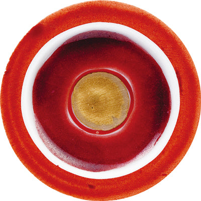Shot Glass / Red Spinning Top
