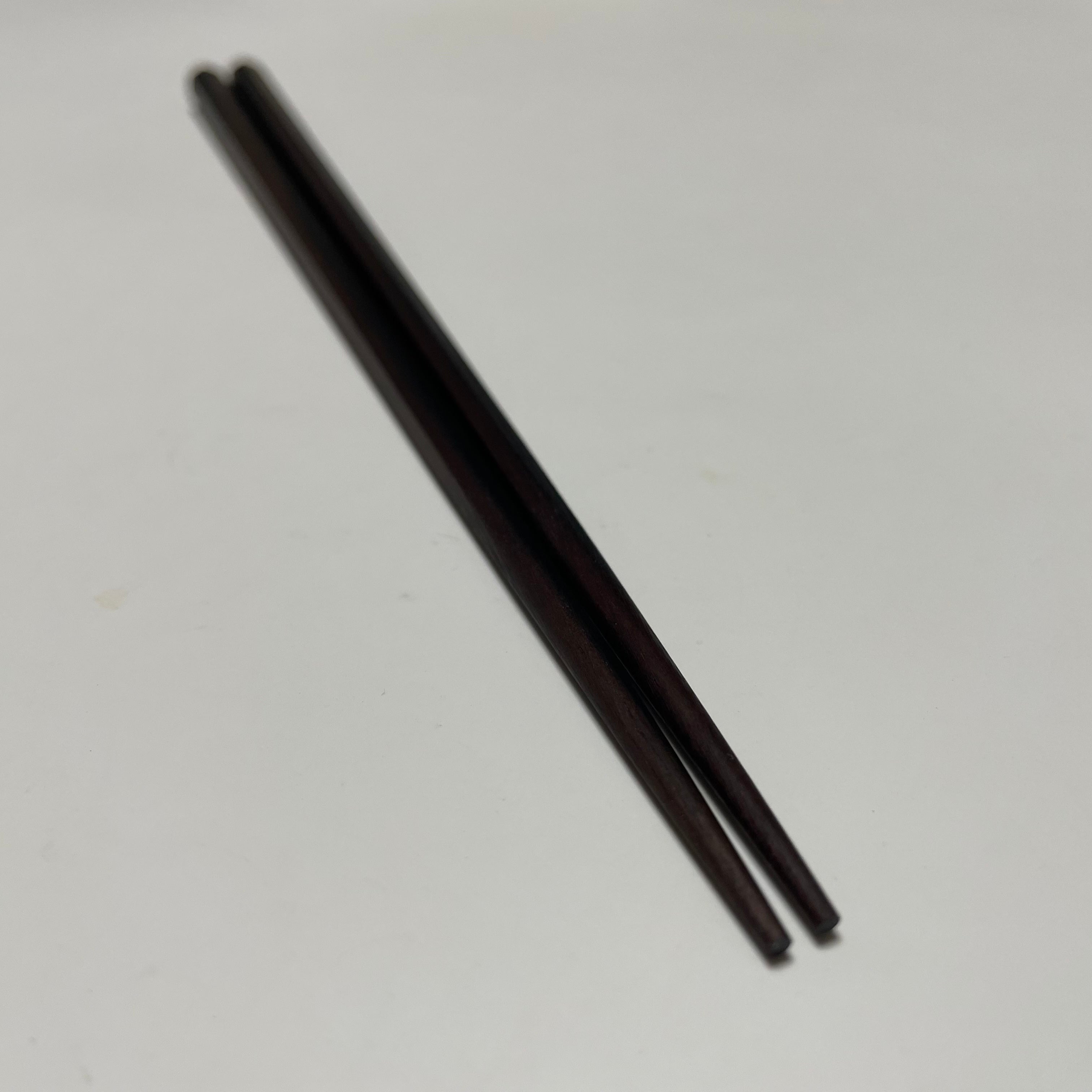 Striped Ebony Chopsticks / Heptagonal (7-sided) / 23cm