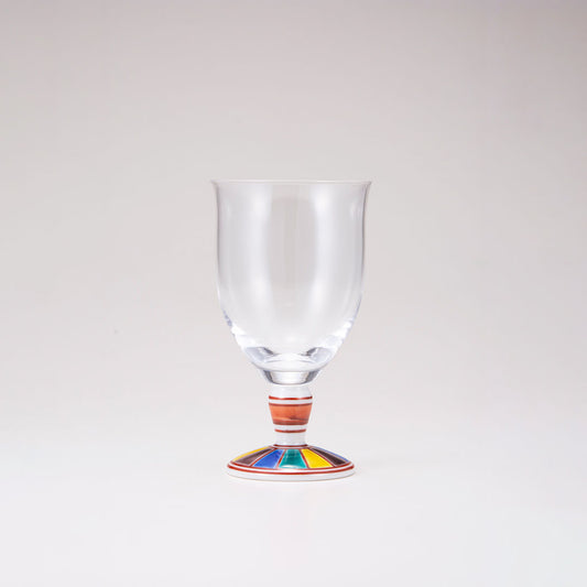 Kutani Japanese Glass / Colorful Pattern 2 / Plain