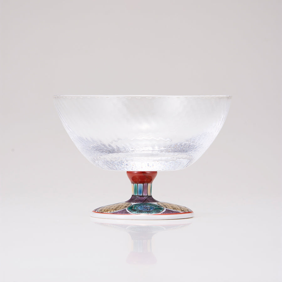 Glasst giapponese kutani / vecchio modello 1 / diagonale