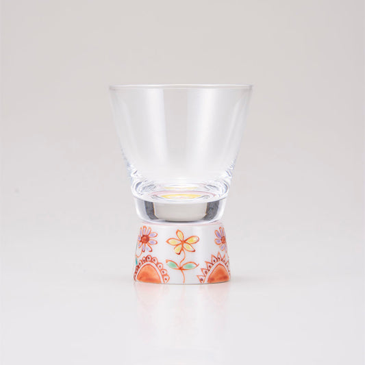 Kutani japonés vidrio / flor