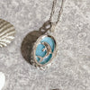 Healing Stone Necklace / Larimar Dolphin