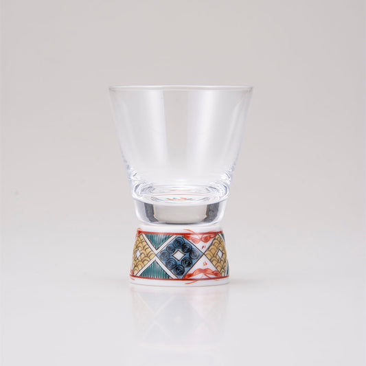Kutani Japanese Show Glass / Old Pattern 2