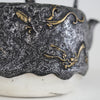 Bouilloire en argent avec couverture en fer / dragon de pluie (ama-ryu)