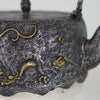 Bouilloire en argent avec couverture en fer / dragon de pluie (ama-ryu)
