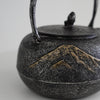 Kettle di sabbia di ferro / Mt.fuji e forma rotonda piatta / piatta